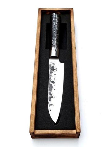 Santoku Knife - 440C Japanese Stainless Steel - Forged and