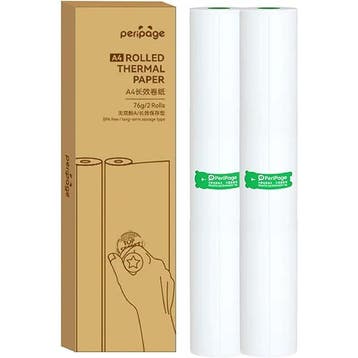 Peripage A40 - 2x Thermische papier rollen - Printpapier, Ophalen of Verzenden, Nieuw in verpakking