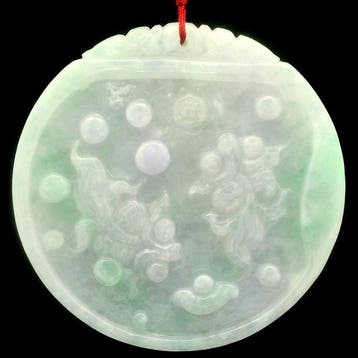 Jade - Natuurlijke Type A Jadeiet (Feicui) Uitgehouwen