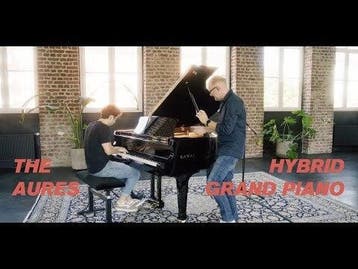 Kawai GX-2 AURES2 E/P messing silent vleugel, Nieuw, Zwart, Vleugel
