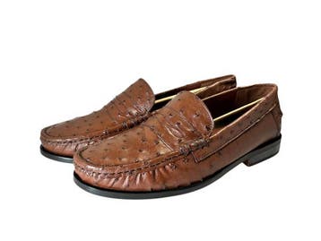 Veiling - Cavalli | Genuine Ostrich Leather Loafers maat 42, Kleding | Dames, Schoenen, Nieuw