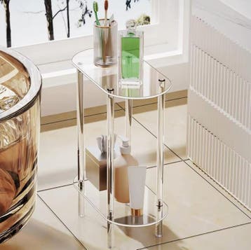 Nieuwe Transparante Acryl Bijzettafel – Transparante Tafel, 45 tot 60 cm, Overige materialen, Verzenden, Nieuw