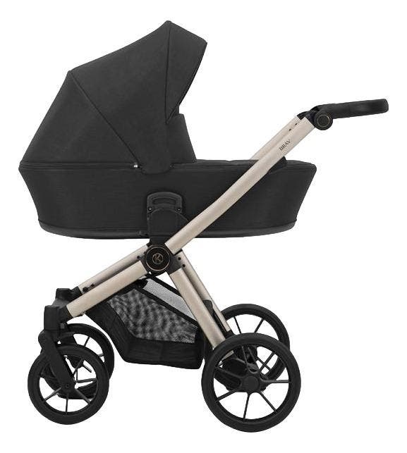 Kunert Brav Black/Champagne 2-in-1 Kinderwagen, Kinderen en Baby's, Autostoeltjes, Nieuw, Verzenden