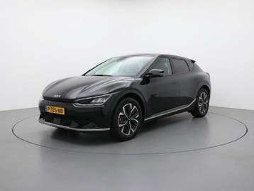 Zakelijke Lease |  Kia EV6 Air 58 kWh SOH 100% | Geen import, Automaat, Gebruikt, Zwart, Zwart