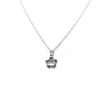 Zilveren vergeet me nietje ketting, Verzenden, Nieuw, Zilver