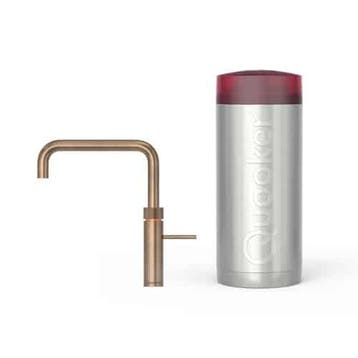 €1704 QUOOKER COMBI FUSION SQUARE MESSING PATINA – 22FSPT, Ophalen of Verzenden, Nieuw
