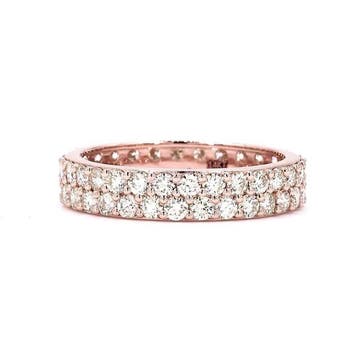 Zonder minimumprijs - Ring - 14 karaat Roségoud - 1.83ct., Nieuw