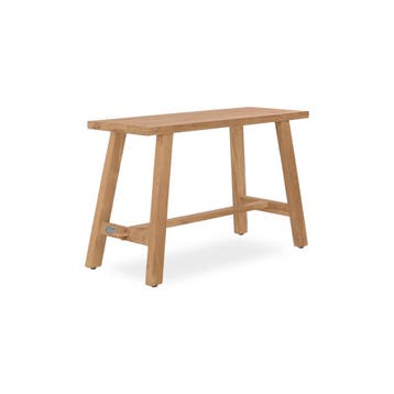 Bankje van teak 80 x 35 x H 50 cm - nieuw !, Verzenden, Nieuw, Hout