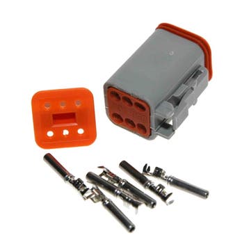 Deutsch-DT 6-pins connector, Losse 6-pins female, Auto-onderdelen, Ophalen of Verzenden, Nieuw