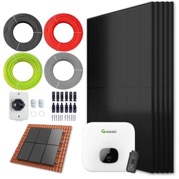 Zonnepanelen Pakket Schuindak 2.2 kW 5x 430Wp, Ophalen of Verzenden, Nieuw
