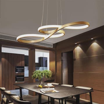 Moderne LED Plafondlamp met Afstandsbediening - Dimbare Hang, Verzenden, Nieuw
