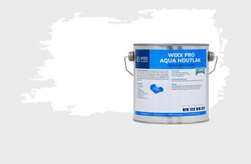 Wixx PRO Aqua Houtlak Satin Wit 10L, Wit, Nieuw, Lak, Verzenden