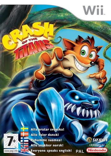 Crash of the Titans (Nintendo Wii), Spelcomputers en Games, Verzenden, Gebruikt, Vanaf 3 jaar