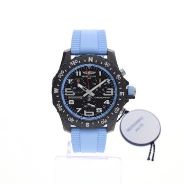 Breitling Endurance Pro Light Blue X82310; Chronograaf..., Overige merken, Overige materialen, Kunststof, Ophalen of Verzenden