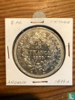 Frankrijk 5 francs 1877 (A), Postzegels en Munten, Munten | Europa | Niet-Euromunten, Verzenden, Frankrijk, Losse munt, Goud