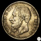 België. Leopold II. 5 Francs 1872 small head (Zonder