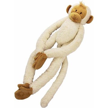 Happy Horse knuffel aap wit - pluche - 23 cm - slingeraap, Verzenden, Nieuw
