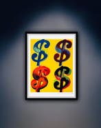 Andy Warhol - “Dollar (4), 1982”. Gesigneerd in de plaat.