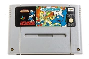 Die Schlümpfe (German) [Super Nintendo], Ophalen of Verzenden, Zo goed als nieuw