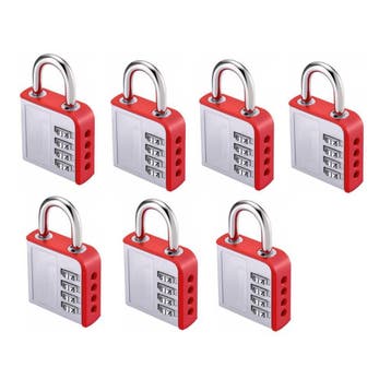 Stahlex Hangslot met cijfercode - aluminium - 85 mm - 4-c..., Ophalen of Verzenden, Nieuw