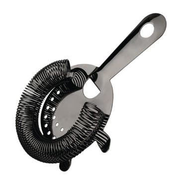 Hawthorne cocktail strainer 4 tanden zwart | 10,3(b) x, Verzenden, Nieuw in verpakking