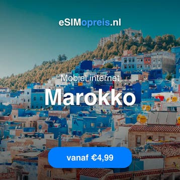 eSIM Marokko - Mobiel internet vanaf €4,99, Telecommunicatie, Verzenden, Nieuw, Prepaidkaart