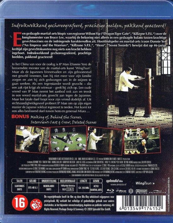 Ip Man Special Edition (blu-ray tweedehands film), Cd's en Dvd's, Blu-ray, Zo goed als nieuw, Ophalen of Verzenden