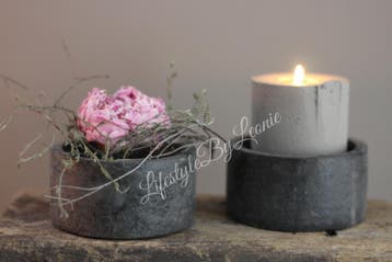 Rond bakje Old grey, Ophalen of Verzenden, Nieuw
