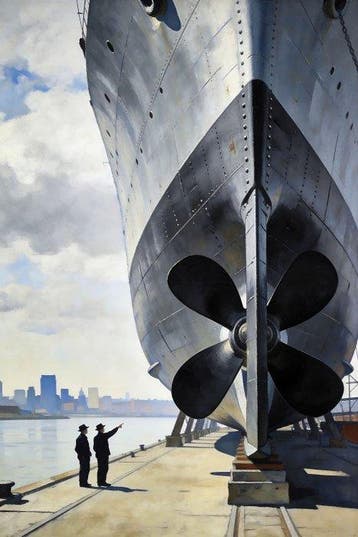 Le Yack - The Shipbuilders - Hand signed