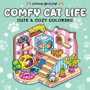 Cute & Cozy - Comfy Cat Life Kleurboek | Rebo Productions -, Verzenden, Nieuw