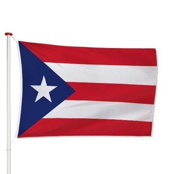 Puerto Ricaanse Vlag 40x60cm, Verzenden, Nieuw