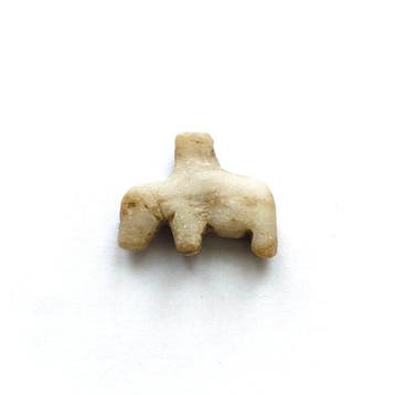Bactrian Marmer XS Bull Bead Talisman - 21 mm