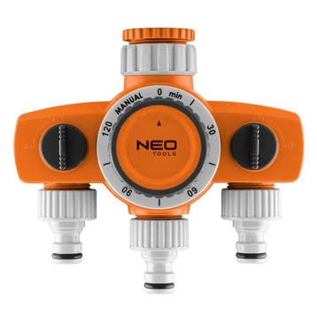 Tuinkraan waterverdeler - 3 voudig - Met timer, Ophalen of Verzenden, Nieuw, Overige soorten