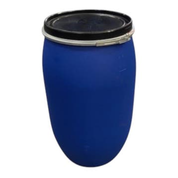 Vaten 200L kunststof dekselvat blauw KV004, Tuin en Terras, Regentonnen, Nieuw