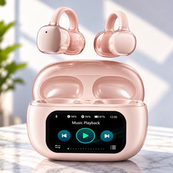 Draadloze open ear oordopjes met Mic – Bellen & Muziek – Tou, Verzenden, Nieuw