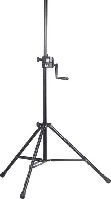K&M 213 Luidspreker standaard takel 2.2m 50kg zwart, Muziek en Instrumenten, Verzenden, Nieuw