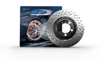 SHW 2003 Audi RS6 4.2L Left Rear Cross-Drilled Lightweight, Ophalen of Verzenden, Nieuw