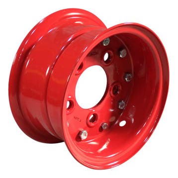 Novio Wiel 5.50F-10 ET0 94/140/5 staal rood, Auto diversen, Aanhangwagen-onderdelen, Ophalen of Verzenden, Nieuw