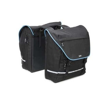Beck Dubbele Sportieve Fietstas SPRTV XL Zwart/Blauw, Verzenden, Nieuw
