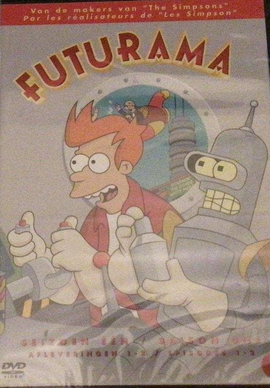 Futurama Seizoen 1 afl 1-2 - DVD, Cd's en Dvd's, Dvd's | Tekenfilms en Animatie, Verzenden