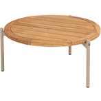 Yoga lounge tuintafel 73xH35 cm  aluminium latte 4 Seasons, Tuin en Terras, Tuintafels, Ophalen of Verzenden, Nieuw