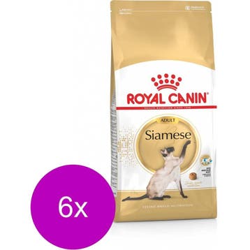 6x Royal Canin Kattenvoer Droog Siamees Adult 2 kg, Verzenden, Kat