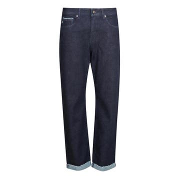 MAC • blauwe Straight cool jeans • 36, MAC, Verzenden, Nieuw, Blauw