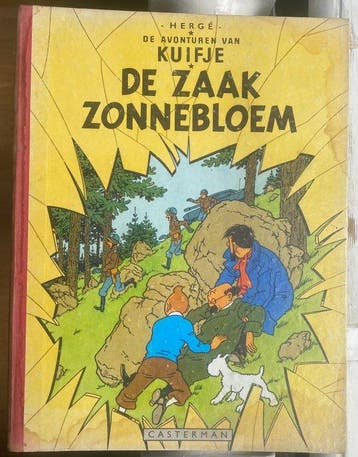 Kuifje - De Zaak Zonnebloem - 1 Album - Eerste druk - 1956, Nieuw
