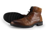 Nelson Veterboots in maat 45 Cognac, Kleding | Heren, Schoenen, Overige kleuren, Verzenden, Boots, Zo goed als nieuw