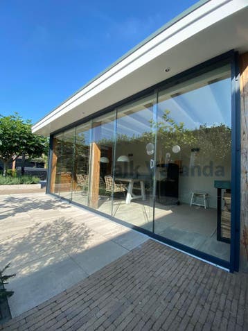 Glazen schuifwand / schuiframen / schuifpui, Tuin en Terras, Ophalen of Verzenden, Nieuw