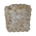 poef teddy bubble beige 40x40x45cm, Verzenden, Nieuw