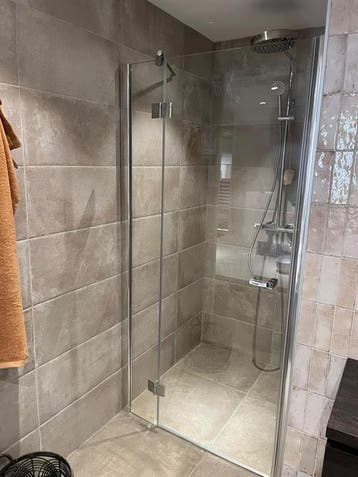 ben martino nisdraaideur 90x200 cm links chroom 0020 - 62, Ophalen, Nieuw, Chroom, Douche