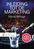 9789001797096 Inleiding tot de marketing | Tweedehands, Verzenden, Zo goed als nieuw, Bronis Verhage