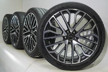 Audi Q5 SQ5 8MA 21 inch velgen Bridgestone Zomerbanden Origi, Gebruikt, Velg(en), Zomerbanden, 21 inch